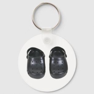 Rubber on sale clog keychain