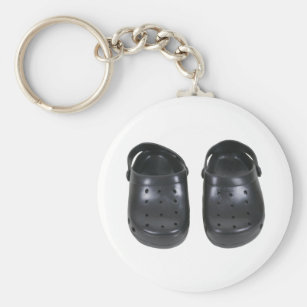 rubber clog keychain