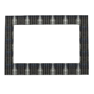 Black Rubber Tire Thread Texture Design Magnetic Frame