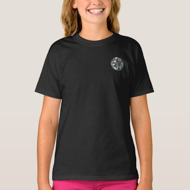 Black Ruby Ring Diamond Jewelry T-Shirt (Front)