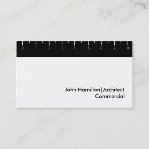 Black Ruler Business Card