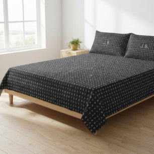 Black Runic Symbol Duvet Cover Nordic Mythology