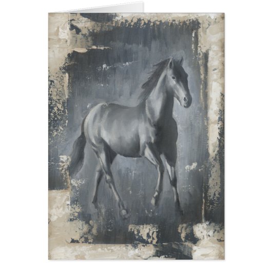 Black Running Stallion Cards (Front)