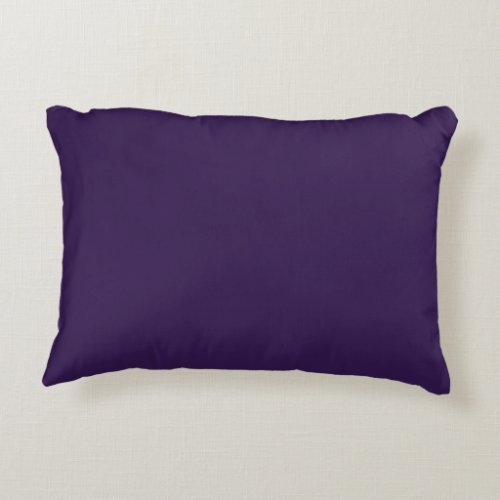 Black Russian deep purple Accent Pillow