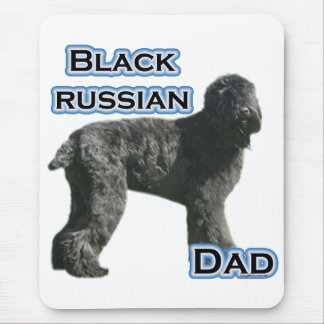 Black Russian Terrier Dad 4 Mouse Pad