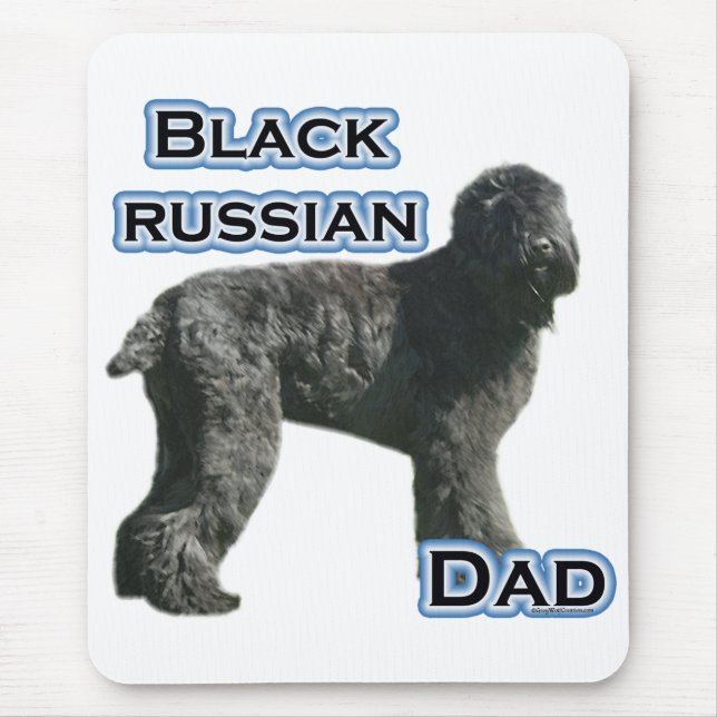 Black Russian Terrier Dad 4 Mouse Pad (Front)