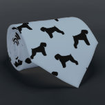 Black Russian Terrier Dog Silhouettes Pattern Tie<br><div class="desc">This original Black Russian Terrier silhouettes pattern neck tie makes a great gift for dog dads! Available in a variety of colors, this cool tie makes a statement for anyone who loves a BRT. An awesome gift for the guy who wears a tie for business, or for special events like...</div>