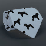 Black Russian Terrier Dog Silhouettes Pattern Tie<br><div class="desc">This original Black Russian Terrier silhouettes pattern neck tie makes a great gift for dog dads! Available in a variety of colors, this cool tie makes a statement for anyone who loves a BRT. An awesome gift for the guy who wears a tie for business, or for special events like...</div>