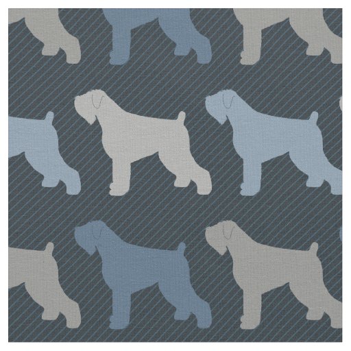 Black Russian Terrier Fabric