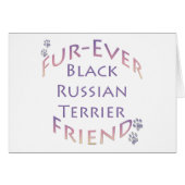 Black Russian Terrier Furever (Front Horizontal)
