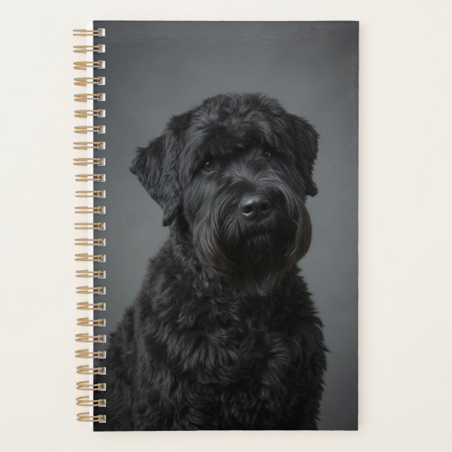Black Russian Terrier Planner (Front)
