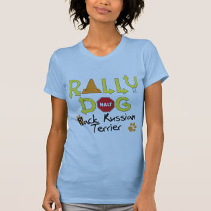 Black Russian Terrier Rally Dog T-Shirt