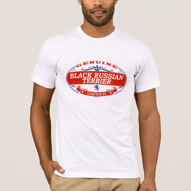 Black Russian Terrier  T-Shirt (Front)