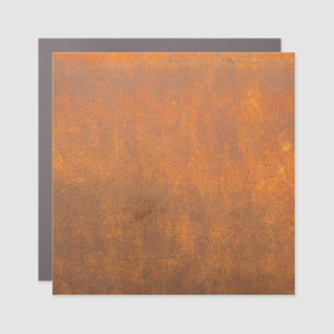 Black rust, metal texture close-up. car magnet