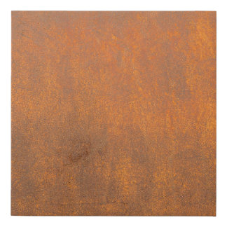 Black rust, metal texture close-up. faux canvas print
