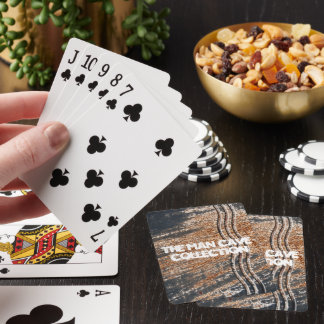 Black Rusty Grunge Background Poker Cards