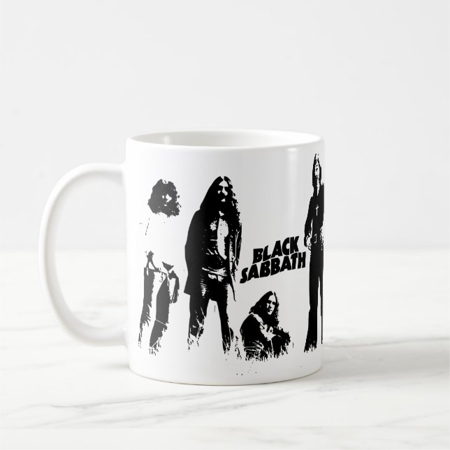 Black Sabbath Group Coffee Mug (Left)
