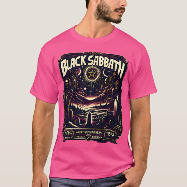 Black Sabbath Vintage Communist Poster T-Shirt (Front)