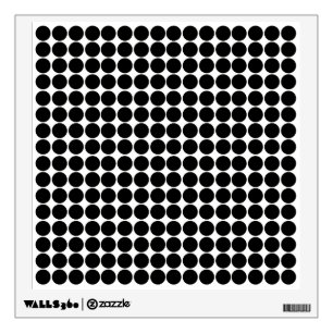 Black Safari Dot Wall Sticker