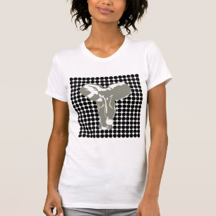 Black Safari Dot with Pop Art Elephant T-Shirt