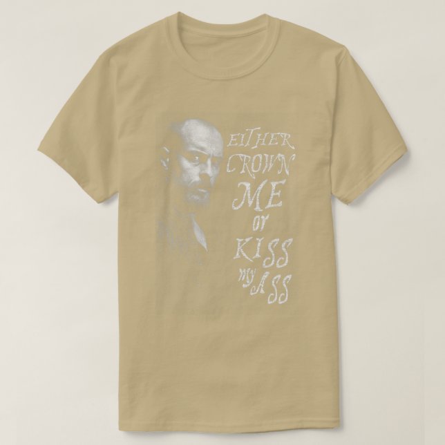 Black Sails Either You Crown Me T-Shirt (Design Front)