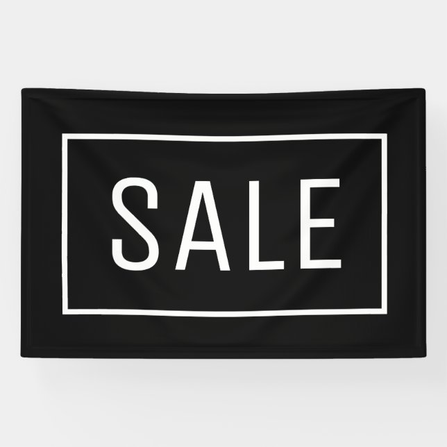 BLACK SALE SIGN  (Horizontal)
