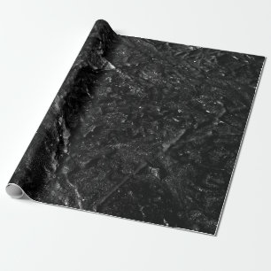 Black sand wrapping paper