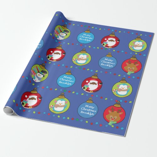 Black Santa and Friends Wrapping Paper