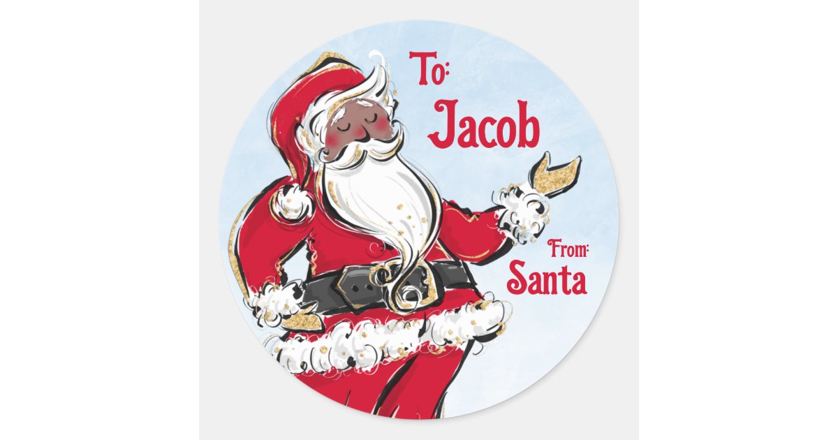 Official Santa Christmas Gift Tags or Labels