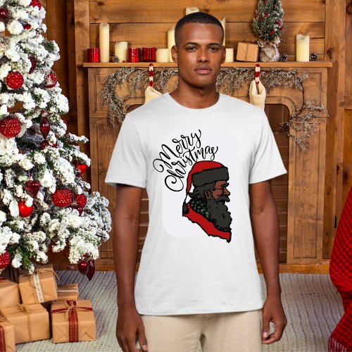  Black Santa Claus T_Shirt  Christmas Shirts