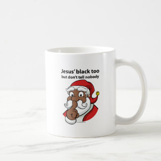 Black Santa Coffee Mug