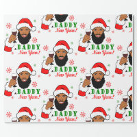 Christmas Wrapping Paper - Father Santa