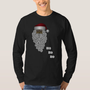 Black Santa Ho Ho Ho Christmas T-Shirt