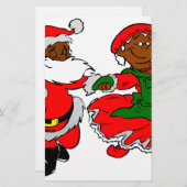 black santa mrs claus (Front/Back)