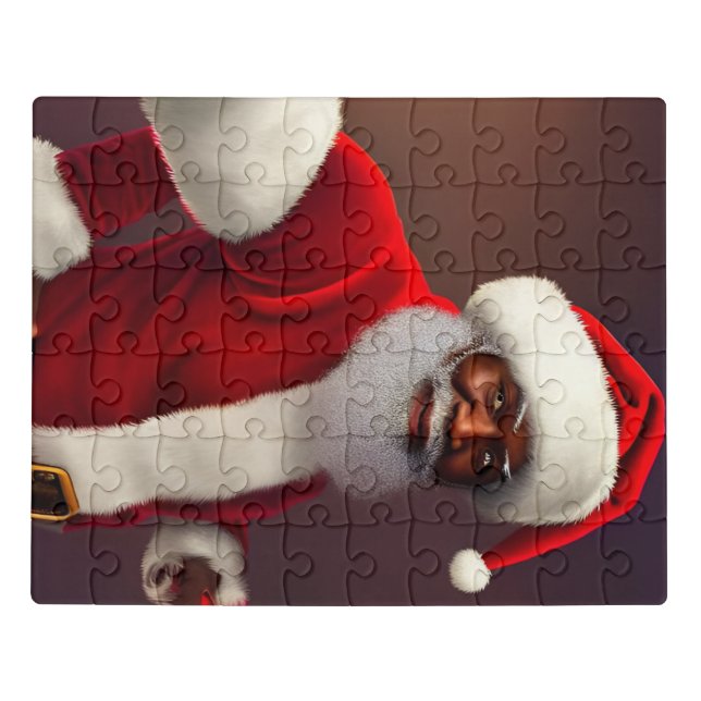 Black Santa puzzle (Puzzle Horizontal)