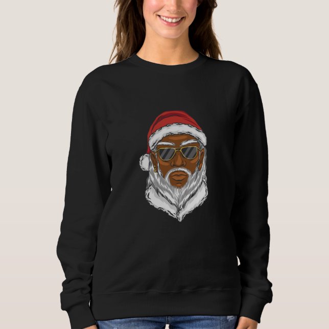 Black Santa Sweatshirt (Front)