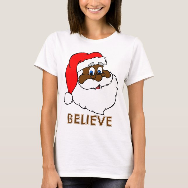 Black Santa T-Shirt (Front)