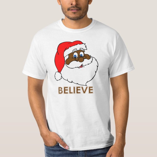 Black Santa T-Shirt (Front)