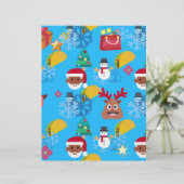 black santa taco christmas (Standing Front)