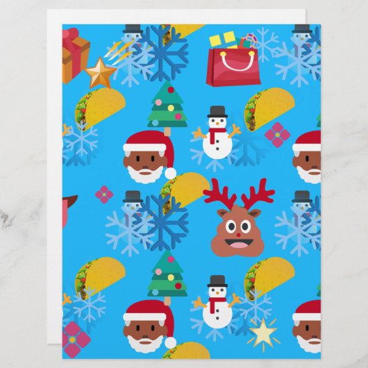 black santa taco christmas (Front/Back)