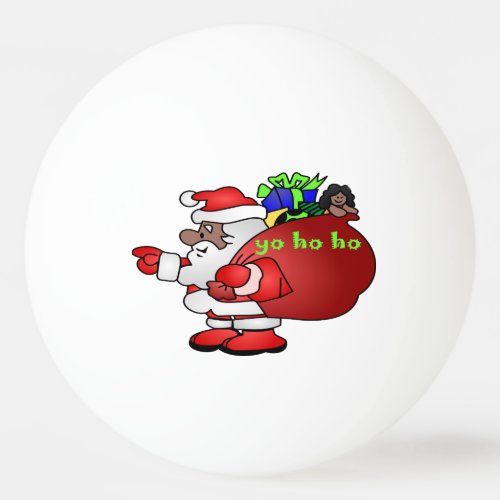 Black Santa Yo Ho Ho Ho  BSYHH ping pong gear Ping Pong Ball