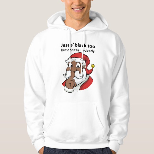 Black Santa's Secret - Hoodie (Front)