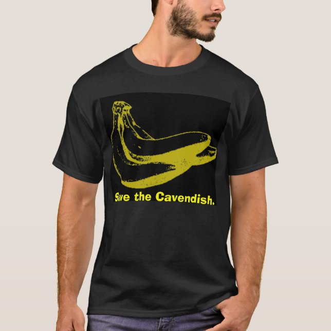 Black- Save the Cavendish T-Shirt (Front)