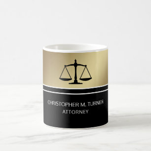 Black Scale Attorney Coffee Mug