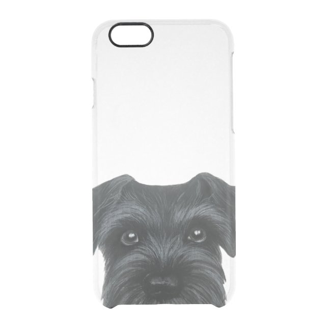 Black Schnauzer iPhone case original by miart (Back)