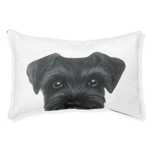 Black Schnauzer original dog bed