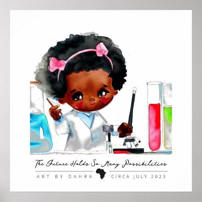 Black Scientist Poster (Front)