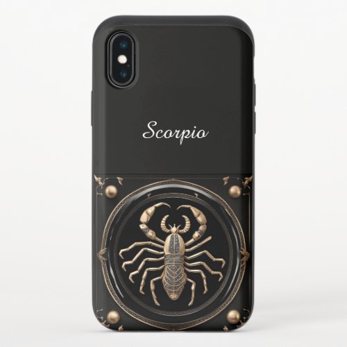 Black Scorpio Zodiac Sign iPhone  iPad case