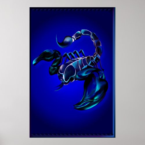 Black Scorpion Large Poster