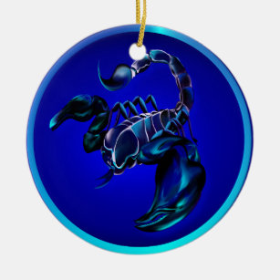 Black Scorpion Ornament